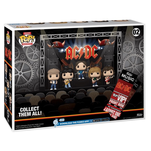 Funko | Accessories | New Funko Pop Moment Deluxe Acdc In Concert Vinyl ...
